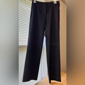 New York & Company Stretchy Black Straight Leg Pants Size 0 Tall Business Casual